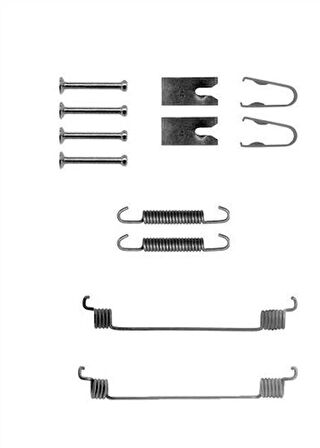 Delphi LY1291 Fren Pabuç Montaj Takımı Arka Ford Fiesta Fiesta Van Fusion Ka Puma Sport Ka Street Ka Mazda 