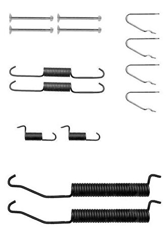Delphi LY1308 Fren Pabuç Montaj Takımı Arka Ford Ranger Mazda B2200 B2500 B2600 Bt-50 99 