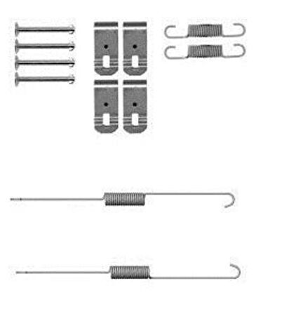 Delphi LY1382 Fren Pabuç Montaj Takımı Arka Mitsubishi L200 05 05 4600A106