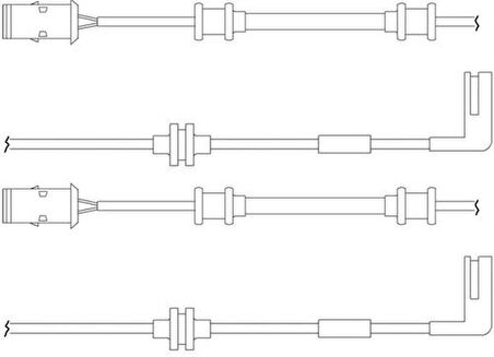 Delphı Lz0148 Ön Fren Balata Ikaz Sensöru Vectra B