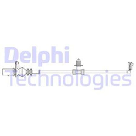 Delphi LZ0307 Fren İkaz Kablosu Arka Q7 4M0615121P