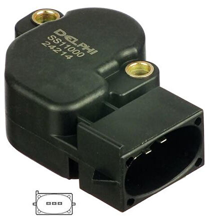 Delphi SS11000-12B1 Gaz Kelebek Pozisyon Sensörü Potansiyometre Escort 1.6 16V 1.8 16V 95-99 Mondeo I 1.8 16V 93-95 95BF9B989DA
