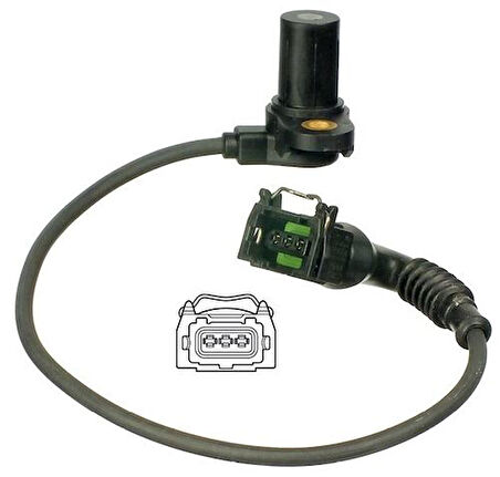 Delphi SS11026 Eksantrik Sensörü BMW M62 E39 E38 X5 E53 Range Rover 3 02-04 12147539166