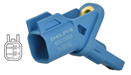 Delphi SS20095 ABS Kablosu Sensörü Ön Sağ Sol Focus II 04-11 Focus II C-Max 04-11 Kuga 08-10 Mondeo 07-14 S Amx 1356184