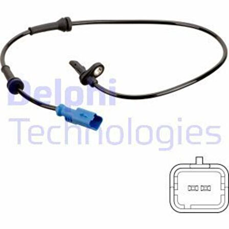 Delphi SS20748 Arka ABS Sensörü Crossland X C3 Aircross II-C3 III-C4 Cactus 2008-207 9805083380