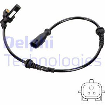 Delphi SS20765 ABS Sensörü Clio II HB 1.4 1.5 1.6 1.4 16V 1.5 DCI 98-Sembol 1.4 1.6 16V 479105431R