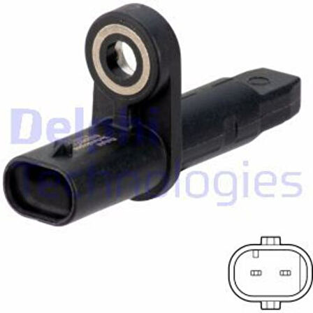 Delphi SS20801 Tekerlek ABS Sensörü 3008 II-5008 II-508 II-Partner-Rifter-Berlingo-C5 Aircross 9810728280