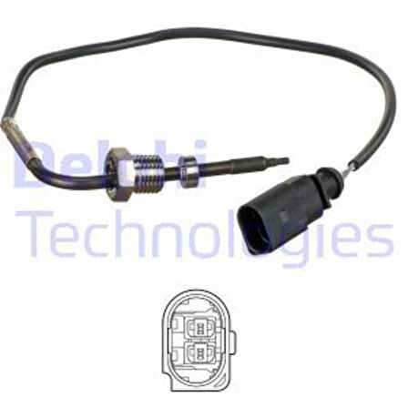 Delphi TS30140 Egzoz Sıcaklık Sensörü Turbo Sarj Öncesi Sdc Code G235 Touareg 03-10 A4 A6 05-12 A5 09-12 Q7 07-14 059906088A