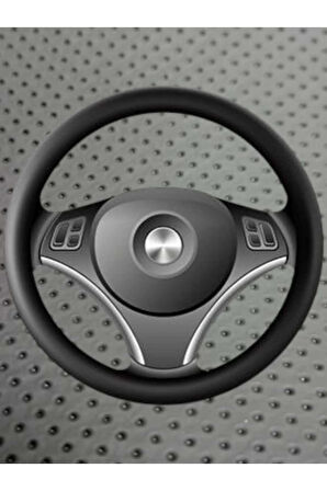 mini hatch 2020 uyumlu oto,araç  direksiyon kılıfı DELİKLİ GRİ DİKİŞLİ
