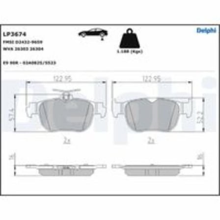 FREN BALATASI AUDI A3 SEAT LEON SKODA OCTAVIA GOLF CADDY 19-