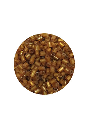 Kesme Cam Boncuk 2mm - 60 Gram - Şeffaf Kahverengi - BNC354