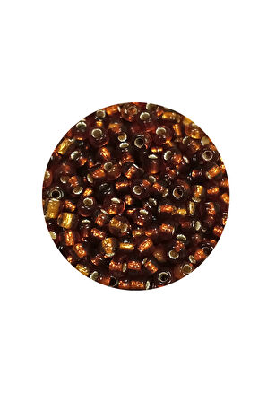 Dökme Cam Kum Boncuk (8/0) 3 mm - 60 Gram - Şeffaf Kahve - BNC198