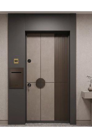 6x8 cm Metalik Altın Sarı Üzeri Siyah Baskı Kenar Çiçek Desenli Kendinden Yapışkanlı No:1 Den 10'a Kadar Kapı Numarası