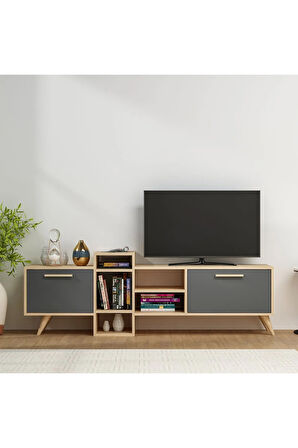 Romadh 180 Cm Tv Standı Antrasit Safirmeşe