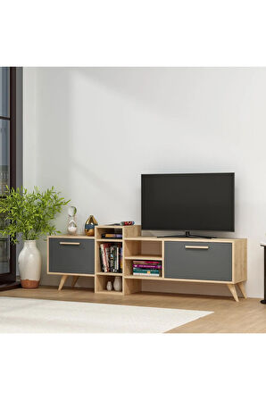 Romadh 180 Cm Tv Standı Antrasit Safirmeşe