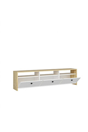 SAREDH TV ÜNİTESİ 150 CM SAFİRMEŞE BEYAZ
