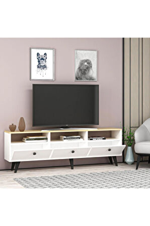 DENVERDH TV STANDI SAFİRMEŞE BEYAZ