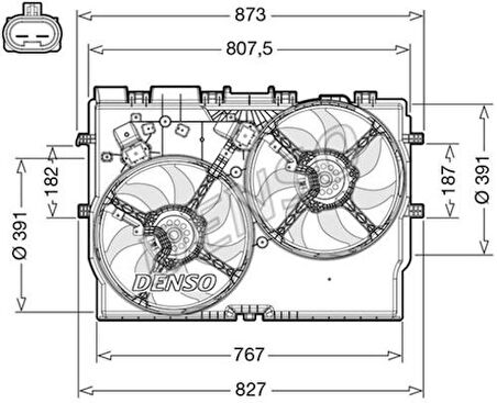 Denso DER09311 Fan Motoru Davlumbaz Ducato 2.3 14- 1347697080