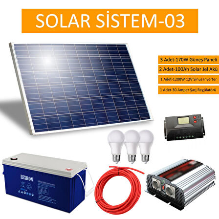 Güneş Enerji Solar Panel Paket-03