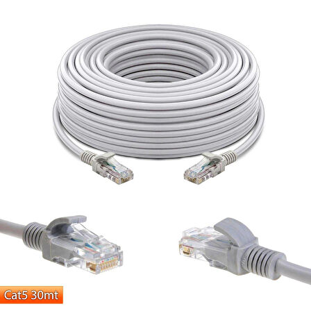 Cat5 Patch Network Ethernet Kablo 30 Metre