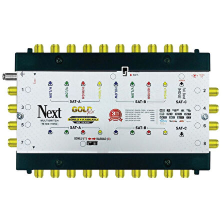 Sonlu Kaskatlı Santral 10/8 Multiswitch Hibrit