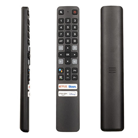 KL TCL RC901V FAR1 NETFLIX-STAN.-PRIME VIDEO-DISNEY+ TUŞLU KOMUTLU LCD TV KUMANDA