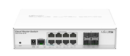 Cloud Router Switch CRS112-8G-4S-IN 4 SFP Girişli