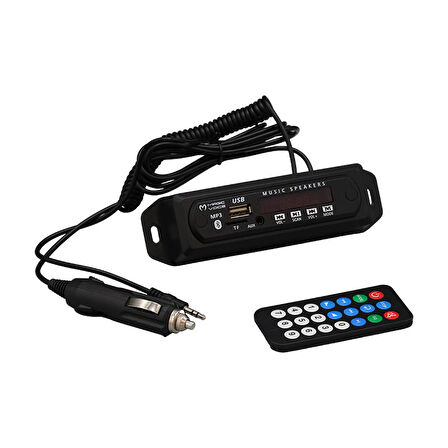 USB-400 BLUETOOTH/AUX USB/SD/MMC-MİC-KUMANDALI OTO TEYP ÇEVİRİCİ DİJİTAL PLAYER