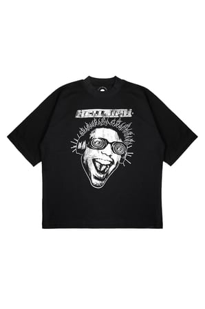 Unisex Oversize HELLSTAR DENNIS RODMAN V1 Baskılı Boxy Fit Kalın Kumaşlı T-shirt