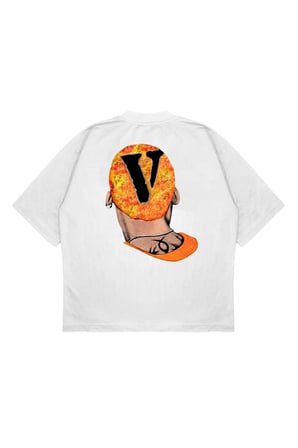 Unisex Oversize DENNIS RODMAN VLONE Baskılı Boxy Fit Kalın Kumaşlı (240gsm) T-shirt