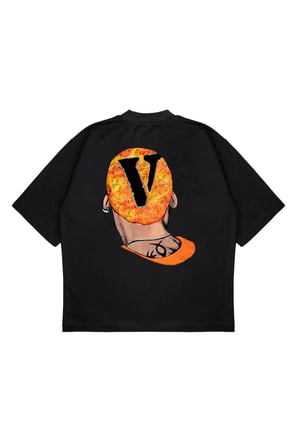 Unisex Oversize DENNIS RODMAN VLONE Baskılı Boxy Fit Kalın Kumaşlı (240gsm) T-shirt