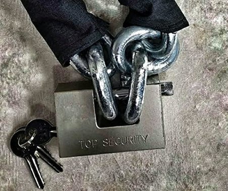 1.2 Metre 10 Mm Kalınlığında Motorsiklet Zincir Çelik Kilit Scooter Motor Kilidi