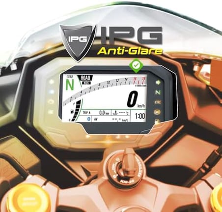 Kawasaki 2023-2025 Zx4Rr / 1000Sx / Z650 / Z900 Gösterge Paneli Için Ipg Anti-Glare Parlama Önleyici