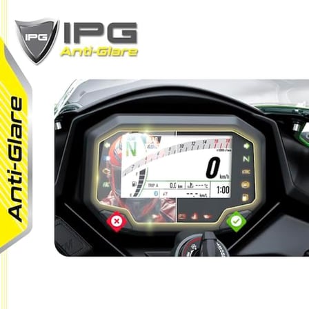 Kawasaki 2023-2025 Zx4Rr / 1000Sx / Z650 / Z900 Gösterge Paneli Için Ipg Anti-Glare Parlama Önleyici