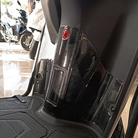 9 Parça Activa 125 2023 Ile Uyumlu Kaydırmaz Tank Pad – 6D Karbon | Çizilmeye Karşı Kalkan, Motosikl