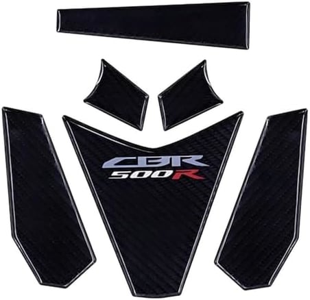 20 Parça Cbr500 2025 Ile Uyumlu Kaydırmaz Tank Pad – 6D Karbon | Çizilmeye Karşı Kalkan, Motosiklet
