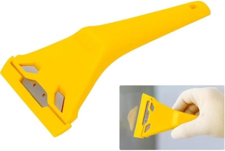 Araç Cam Buz Kazıyıcı - Ergonomik Saplı Kar Don Temizleyici - Araç Ön Camı İçin Çizmez Dayanıklı Buz