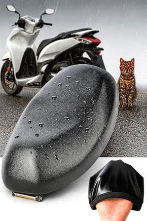 (917) Motosiklet Deri Sele Kılıfı Örtüsü Brandası Daelim S3 250 - Ile Uyumlu