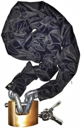 (73) Kesilmez Kilit Grade80 G80 13 Mm Kalınlık 2 Metre Uzunluk Çelik Motorsiklet Zincir Kilit Ile Uy