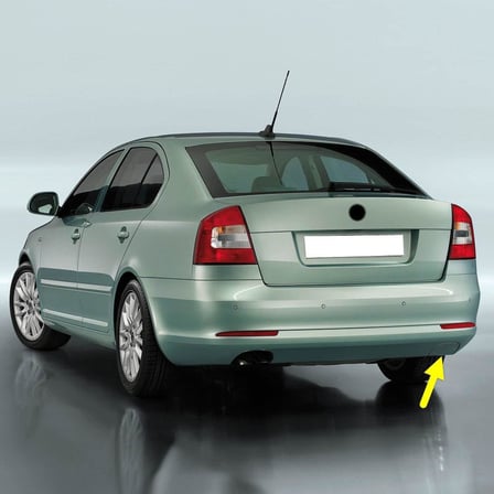 Arka Tampon Çeki Demiri Kapağı Octavia A6 Sedan Ile Uyumlu 2009-2012