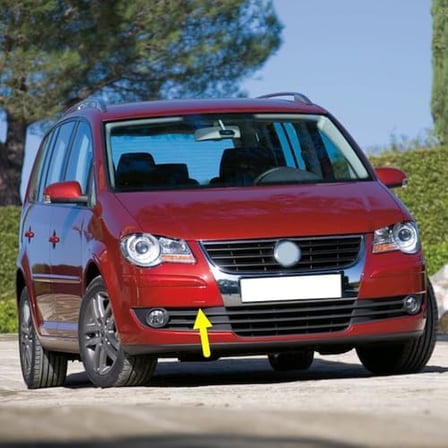 Ön Tampon Çeki Çekme Demiri Kapağı 1T0807241B Vw Touran Ile Uyumlu 2007-2010