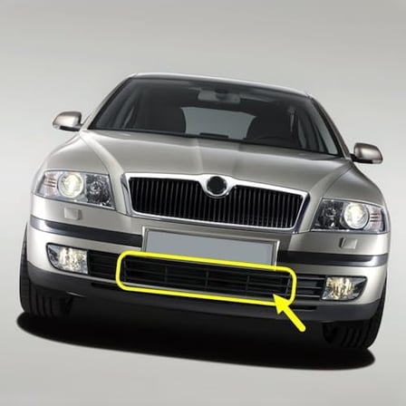 Ön Tampon Orta Izgara Orta Parça 1Z0853677 Octavia A5 Ile Uyumlu 2005-2008