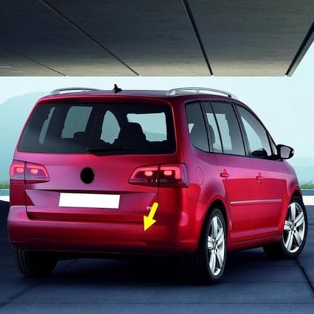 Arka Tampon Çeki Çekme Demiri Kapağı 1T0807441C Vw Touran Ile Uyumlu 2011-2014