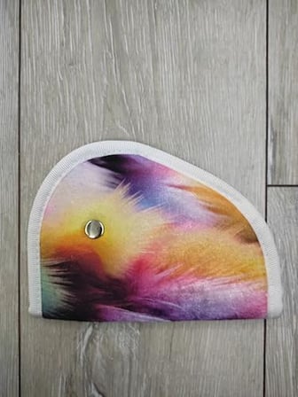Çocuk Emniyet Kemeri Düzenleyici, Gökkuşağı Renkleri, Araba Koltuğu Kemer Koruyucu, Konforlu Seyahat