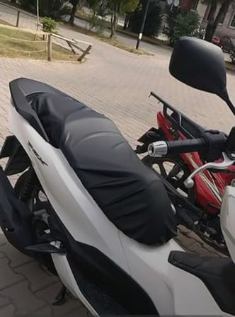 (1060) Pcx Sele Kılıfı Su Tutmaz Üstünde Su Birikmez Pcx 125 Örtü Pcx 150 Scooter Sele Kılıfı Ile Uy