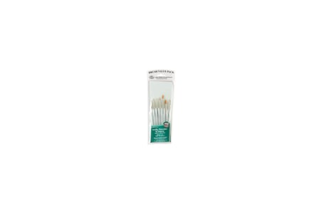 And Langnickel Detail Taklon Çeşitli Fırça Seti - Altın (7'Li Paket)