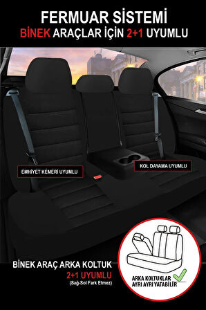 Seat Alhambra (facelift 2015) 2.0 Tdı (184 Hp) Dsg 2015 UYUMLU LÜKS DERİ OTO KILIF TAM SET