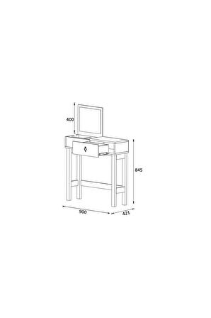 Makyaj Masası Mars Beyaz