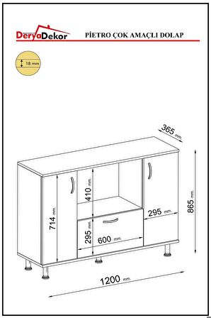 PİETRO ÇOK AMAÇLI DOLAP