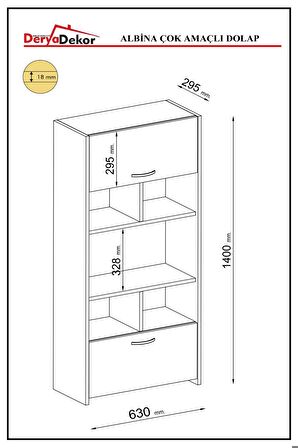 ALBİNA ÇOK AMAÇLI DOLAP KOD:1